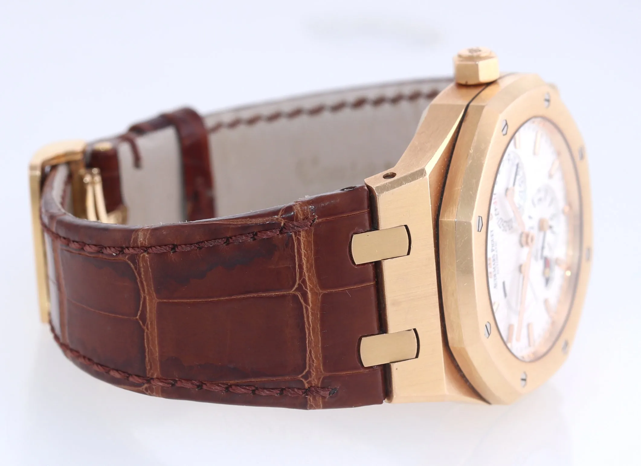 Audemars Piguet Royal Oak Dual Time Power Reserve 39mm White Rose Gold 26120OR