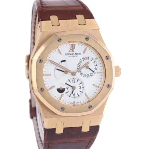 Audemars Piguet Royal Oak Dual Time Power Reserve 39mm White Rose Gold 26120OR