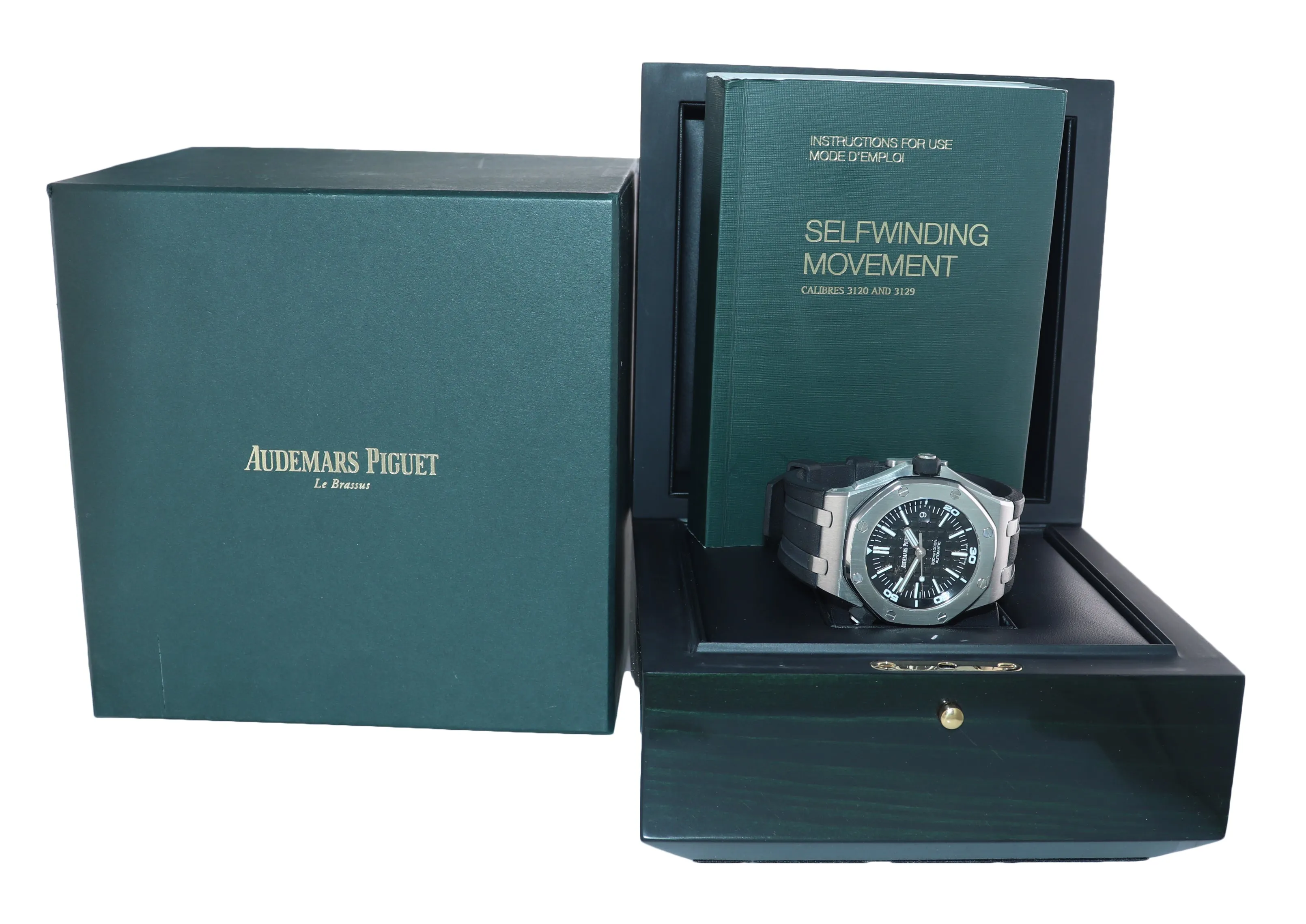 Audemars Piguet Royal Oak Offshore Diver Black 15703ST.OO.A002CA.01 Watch Box
