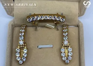 Authentic Cafr' .20 pointer Prong Diamond Set VVS Quality 5pc set