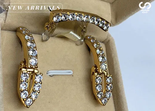 Authentic Cafr' .20 pointer Prong Diamond Set VVS Quality 5pc set