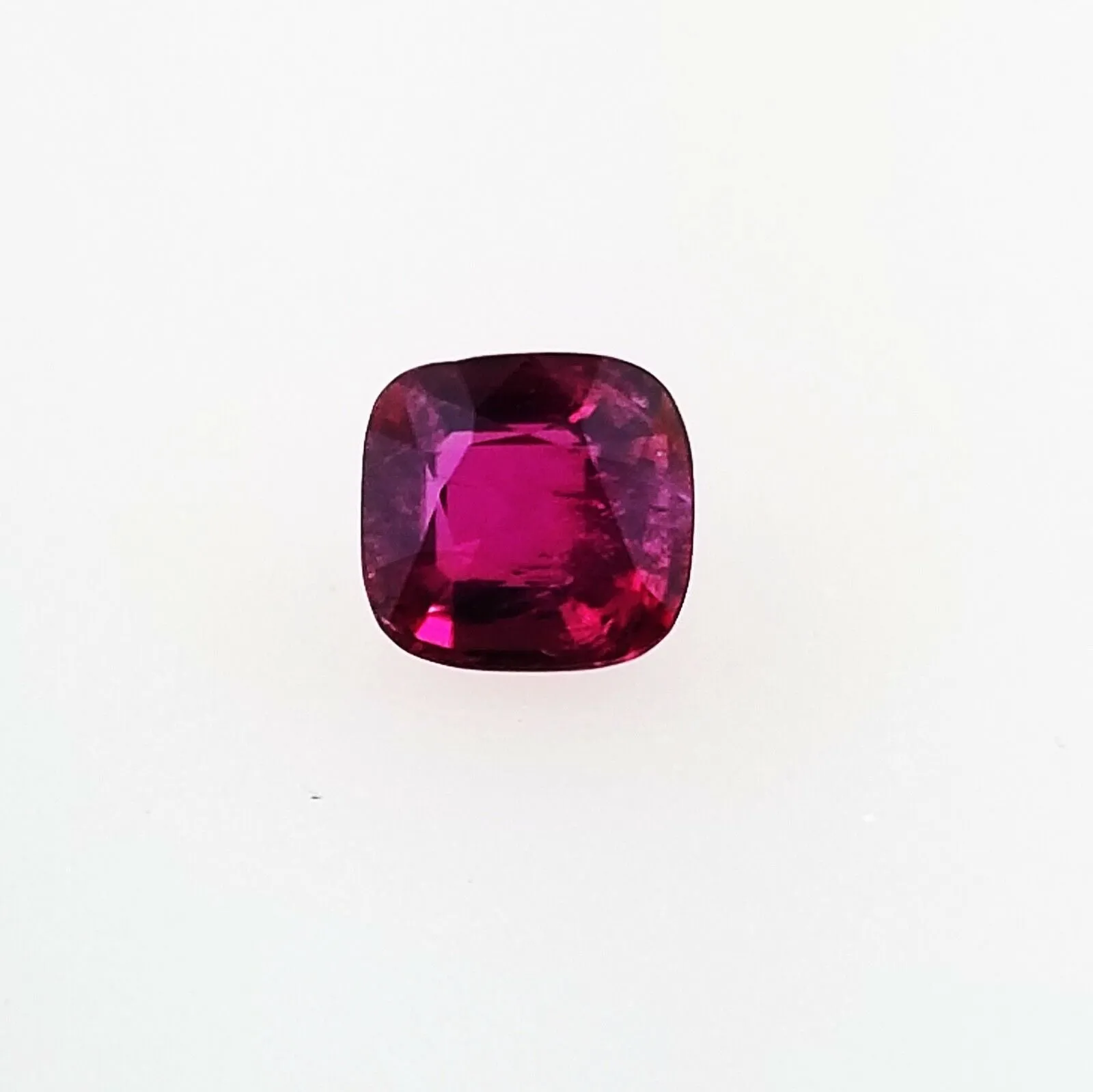 Beautiful Natural Red Ruby Loose Cushion Cut 1.63 CT Transparent AGL Certified