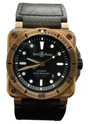 Bell & Ross Bronze Diver BR03-92-DIV Black Dial Automatic Men's Watch
