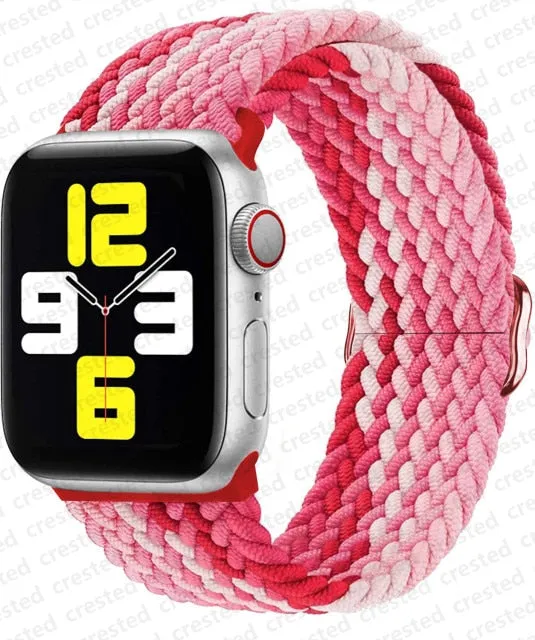 Braided Solo Loop Band For Apple watch