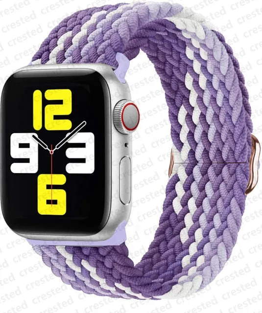 Braided Solo Loop Band For Apple watch