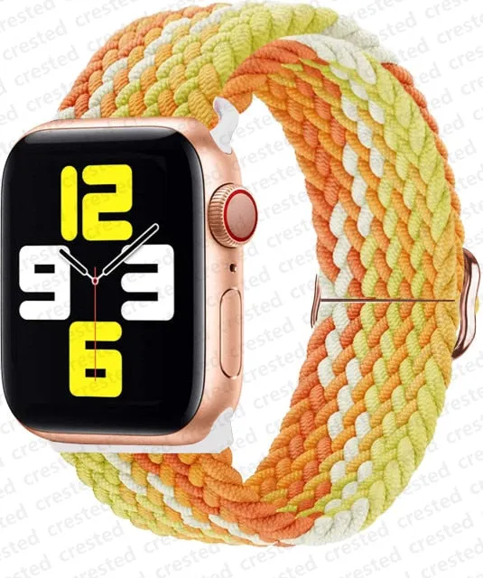 Braided Solo Loop Band For Apple watch