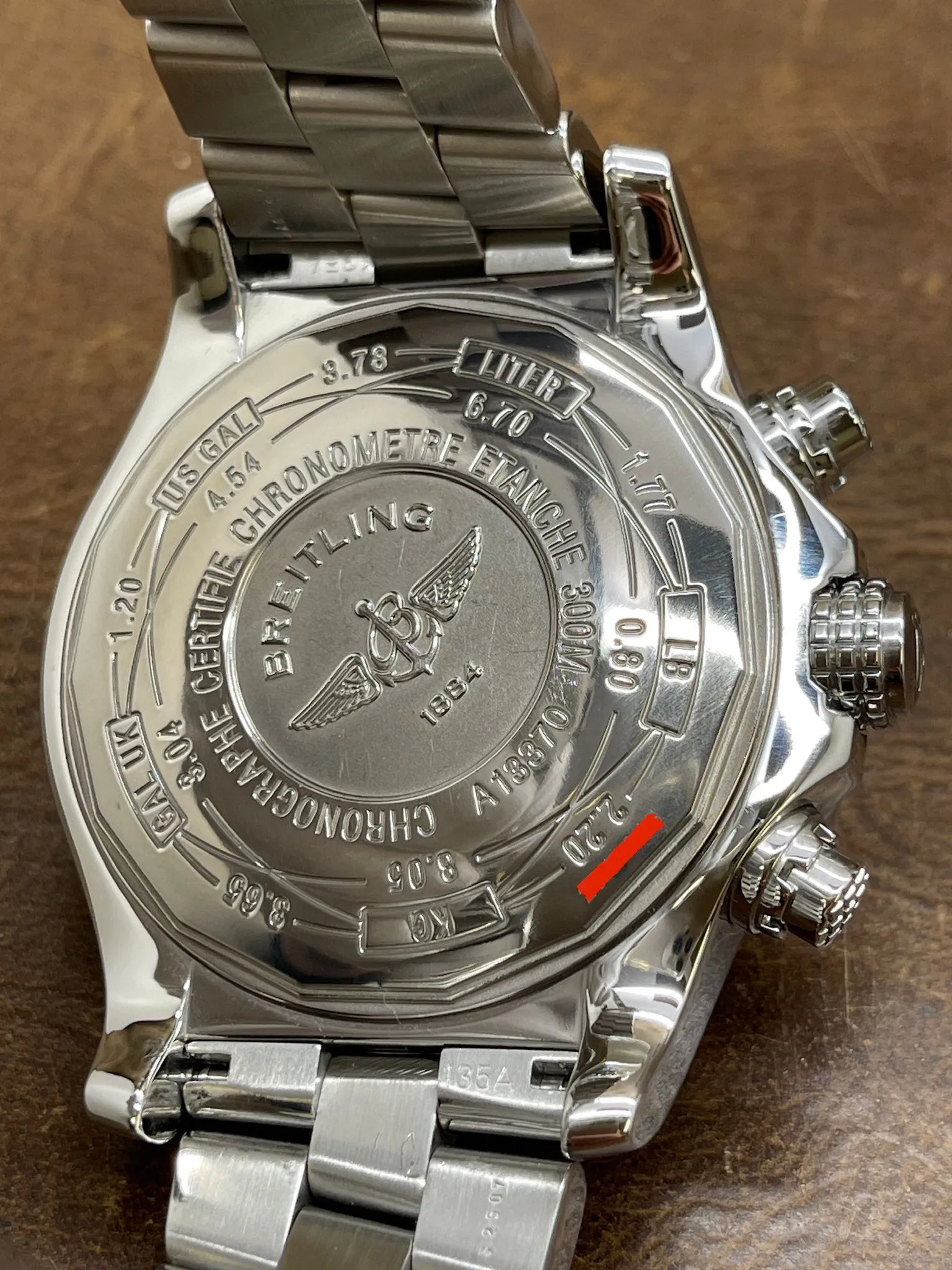 Breitling Super Avenger Custom Diamond Bezel A13370 Black Panda Dial Automatic Men's Watch