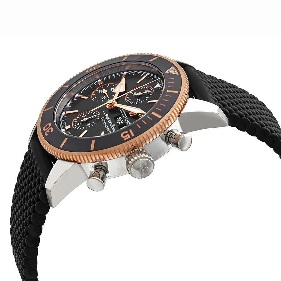 Breitling Superocean Heritage II Chronograph Automatic Chronometer Black Dial Men's Watch U13313121B1S1