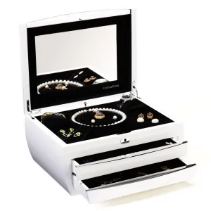 BUBEN & ZÖRWEG Cosmopolitan Collection Jewelry Case In Piano-White