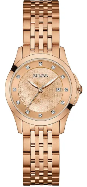 Bulova Diamond Quartz Women's Watch 97P112