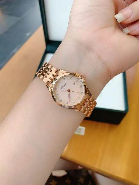 Bulova Diamond Quartz Women's Watch 97P112