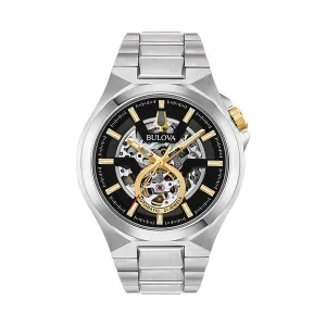 Bulova Maquina Mens Automatic Stainless Steel Watch