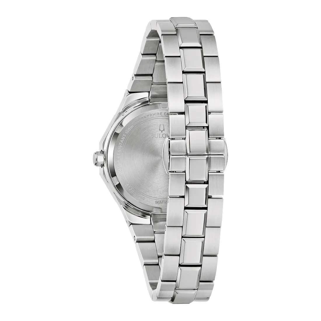 Bulova Prestige Ladies Stainless Steel Purple Dial Watch