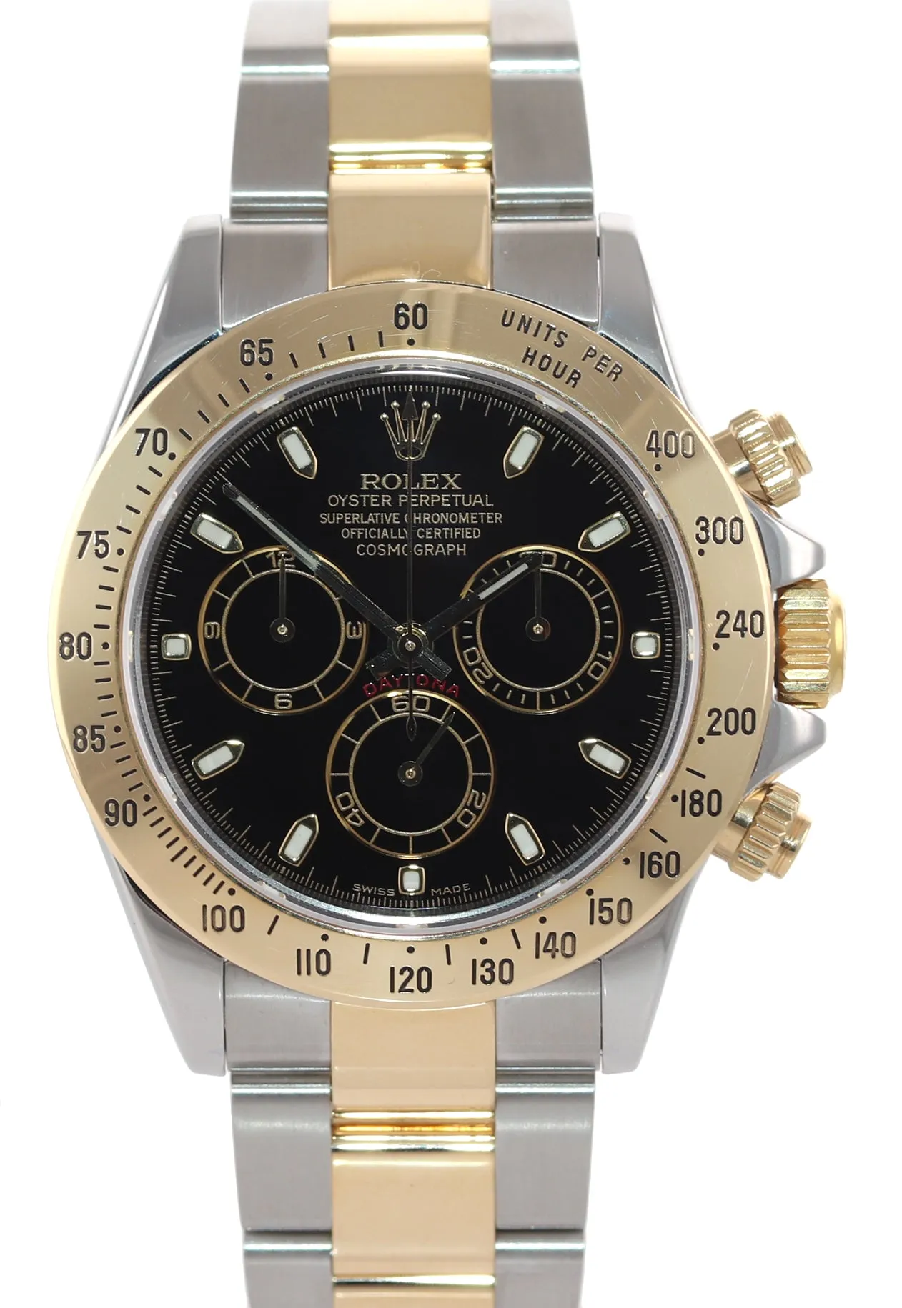 CASEBACK STICKER PAPERS Rolex Daytona 116523 Steel Gold Two Tone Black Watch