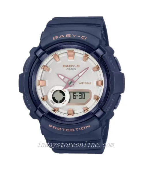 Casio Baby-G Women's Watch BGA-280BA-2A Resin Band Mineral Glass Shock Resistant