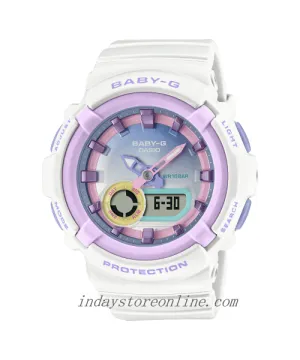 Casio Baby-G Women's Watch BGA-280PM-7A Resin Band Mineral Glass Shock Resistant