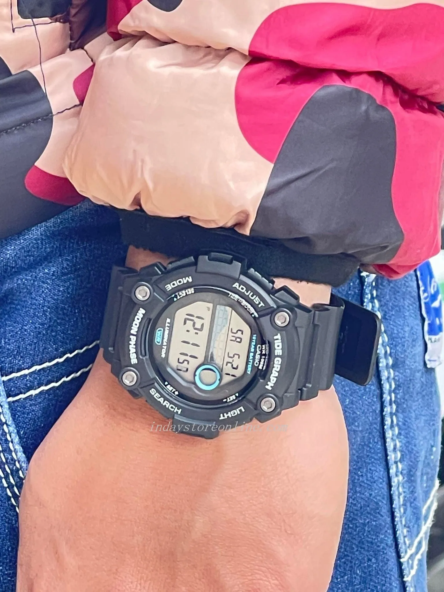 Casio Digital Men's Watch WS-1300H-1A Digital Sporty Design Resin Band Resin Glass Battery Life: 10 years