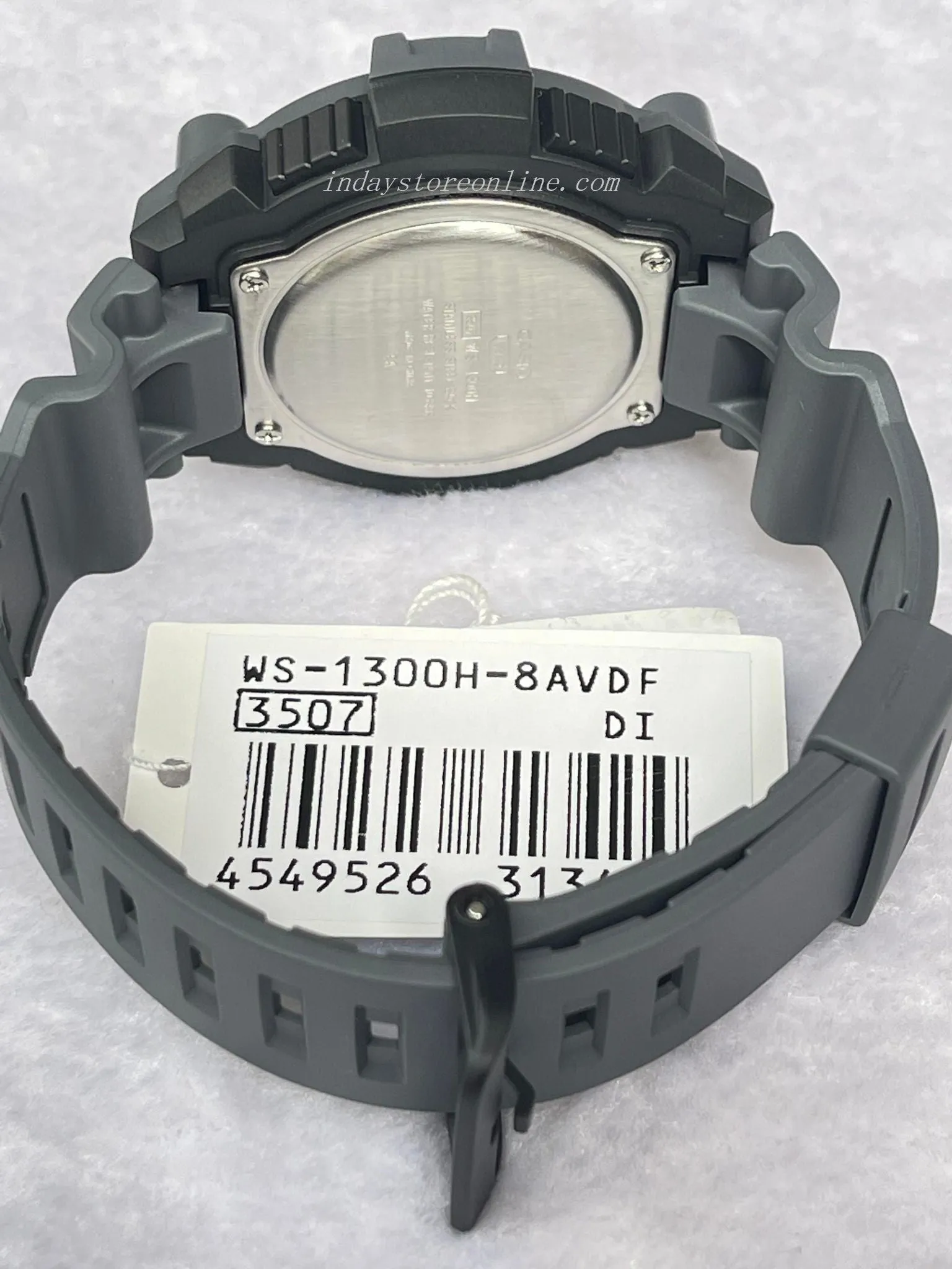 Casio Digital Men's Watch WS-1300H-8A Digital Sporty Design Resin Band Resin Glass Battery Life: 10 years