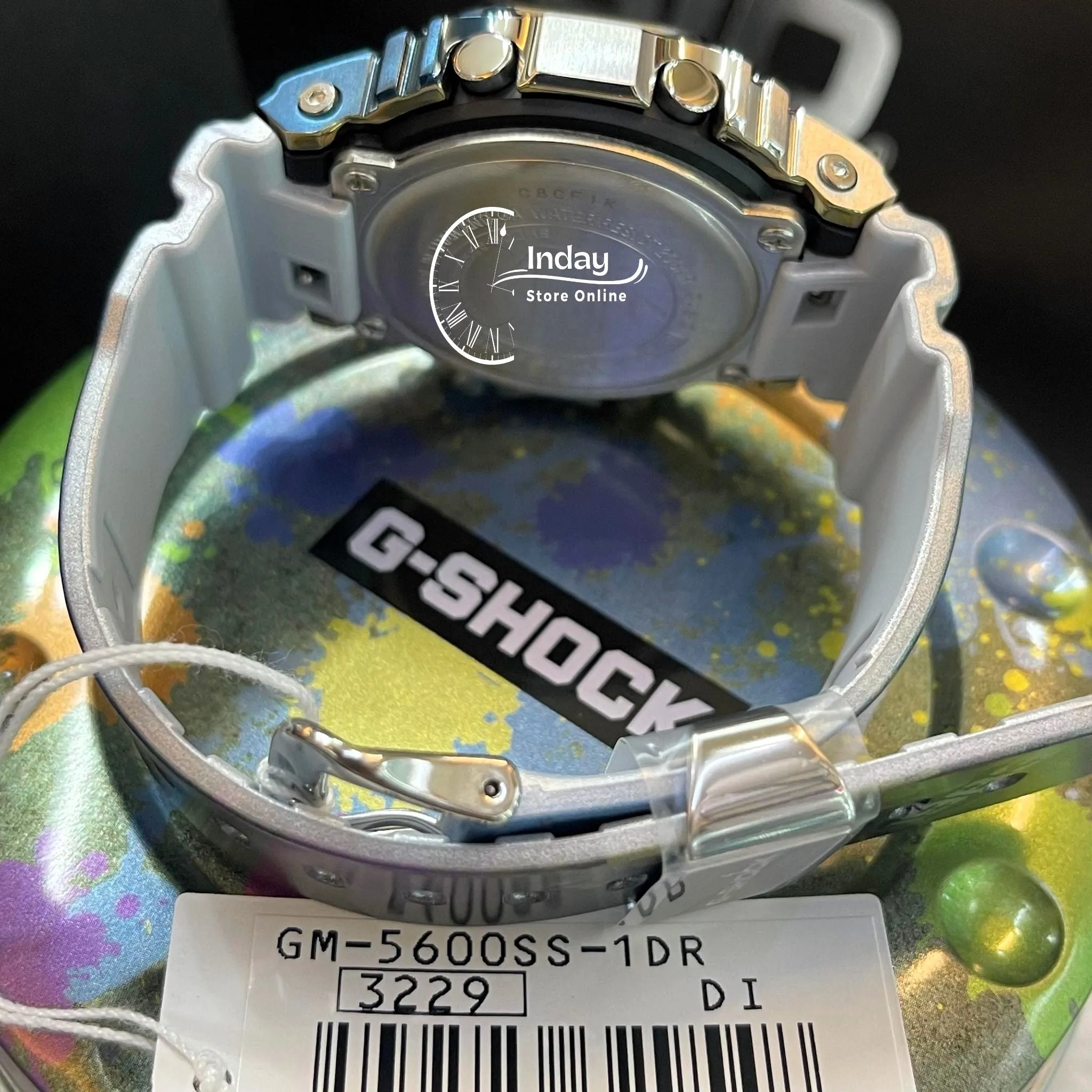 Casio G-Shock Men's Watch GM-5600SS-1 Digital 5600 Series Multicolored Cool Accents Street Spirit Line