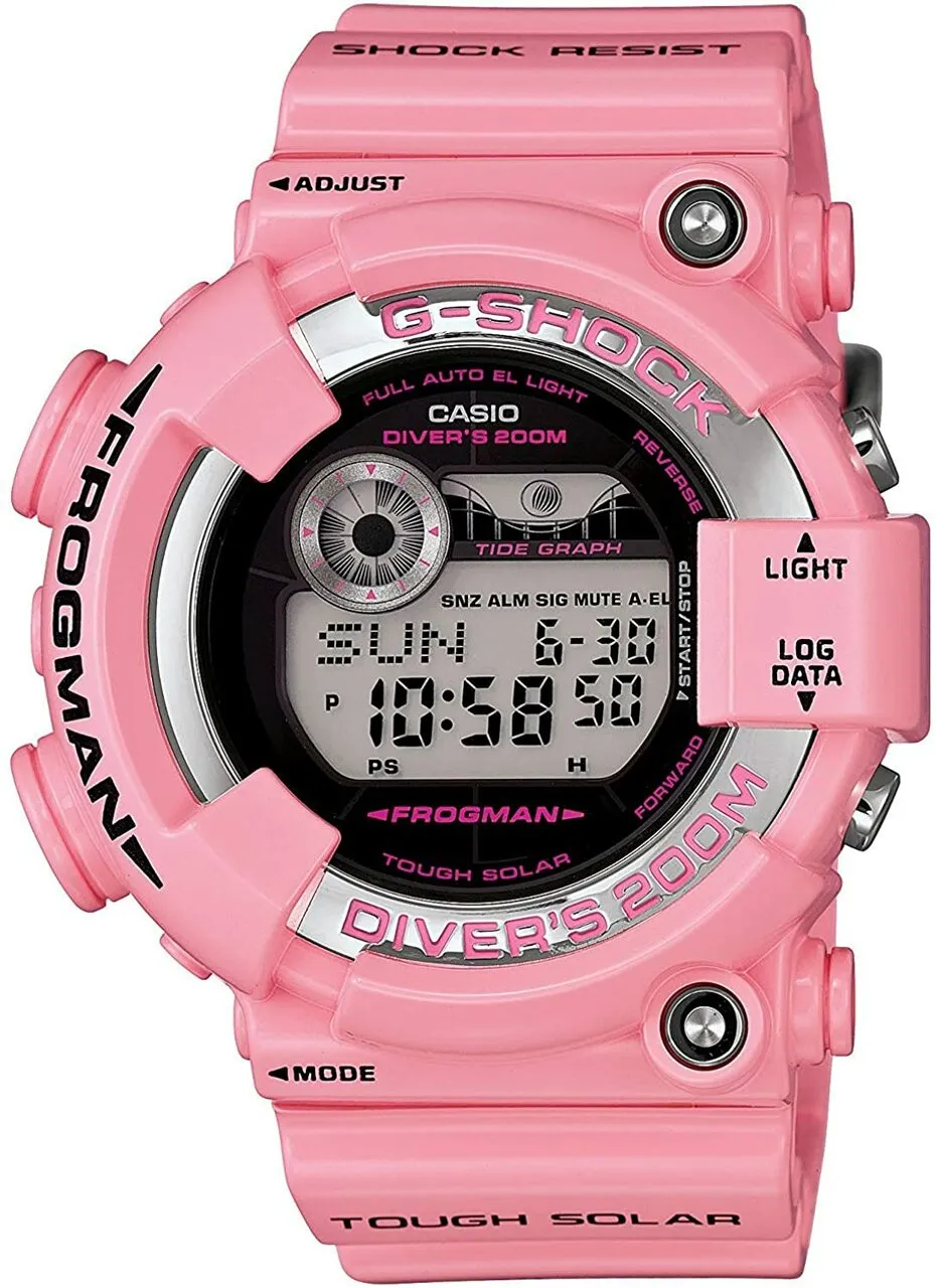 Casio G-Shock X I.C.E.R.C Love the Sea and the Earth Frogman 2014 Special Edition Pink GF-8250K-4