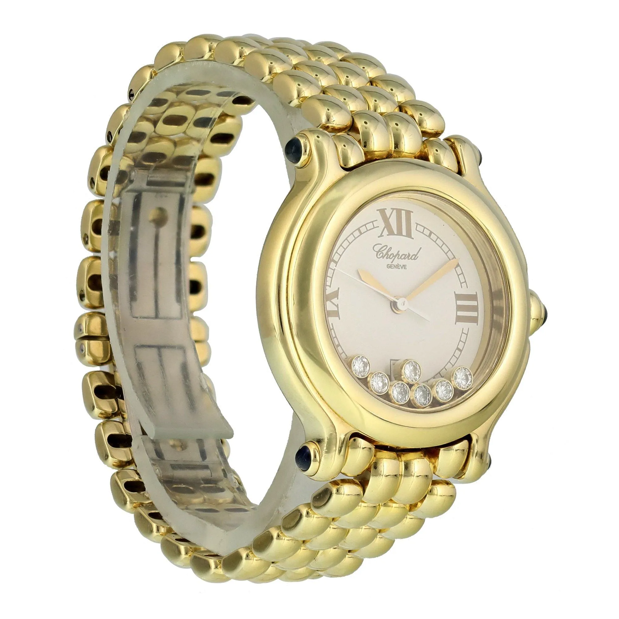 Chopard Happy Sport 4144 Floating Diamonds Midsize Ladies Watch