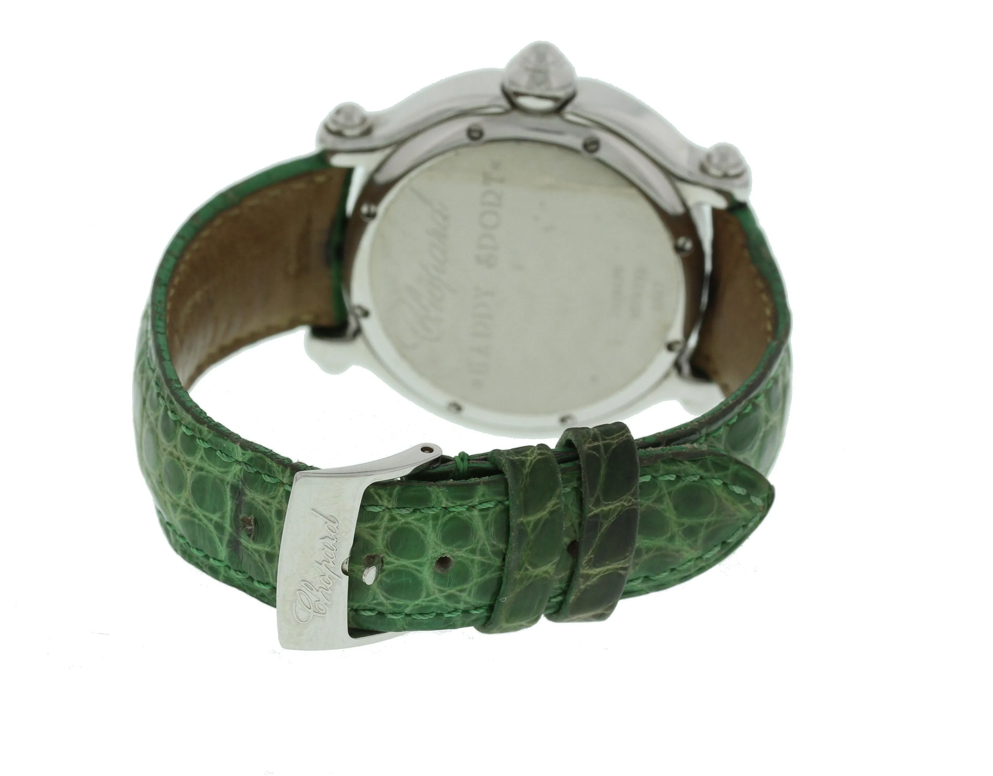 Chopard Happy Sport Diamond Emerald Good Luck Clover 28/8426