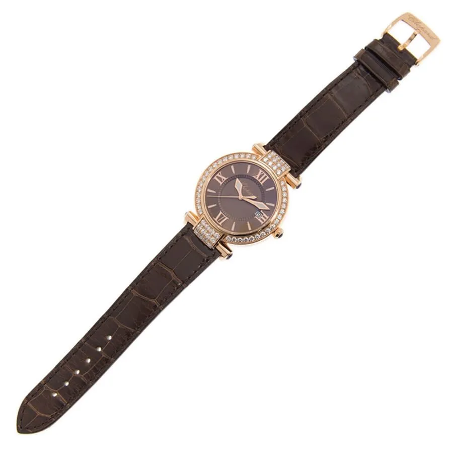 Chopard Imperiale Quartz Diamond Brown Dial Unisex Watch 384221-5011