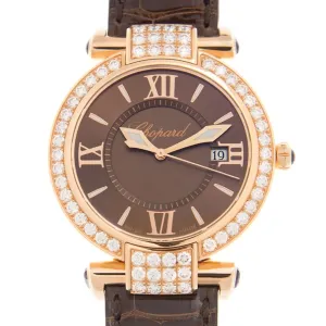 Chopard Imperiale Quartz Diamond Brown Dial Unisex Watch 384221-5011