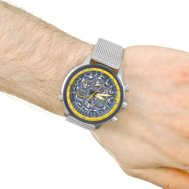 Citizen Eco Drive Navihawk A-T Blue Angels Men's Watch JY8031-56L