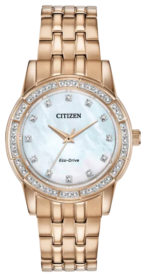 Citizen Eco Drive Silhouette Crystal Women's Watch EM0773-54D