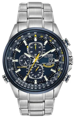 Citizen Eco Drive World Chronograph A-T Blue Angels Men's Watch AT8020-54L