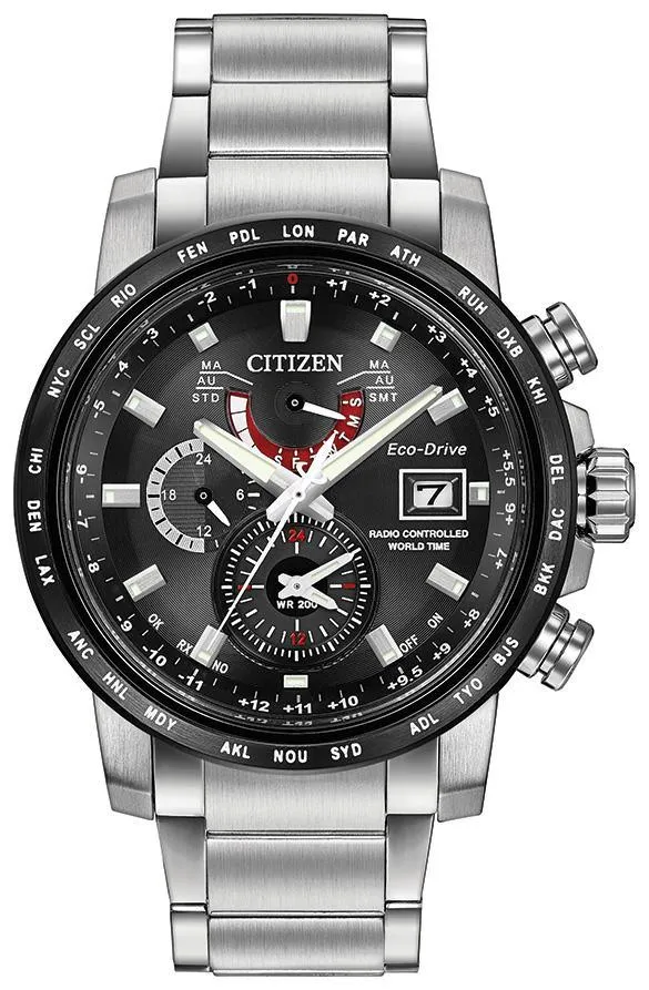 Citizen Eco Drive World Time A-T Men's Watch AT9071-58E