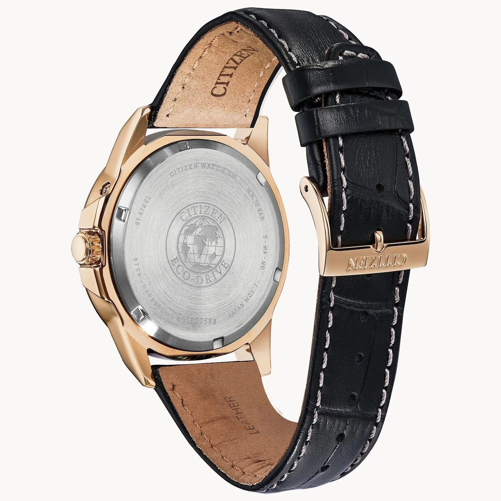 Citizen Eco Drive World Time Perpetual Calendar Men's Watch BX1003-08E
