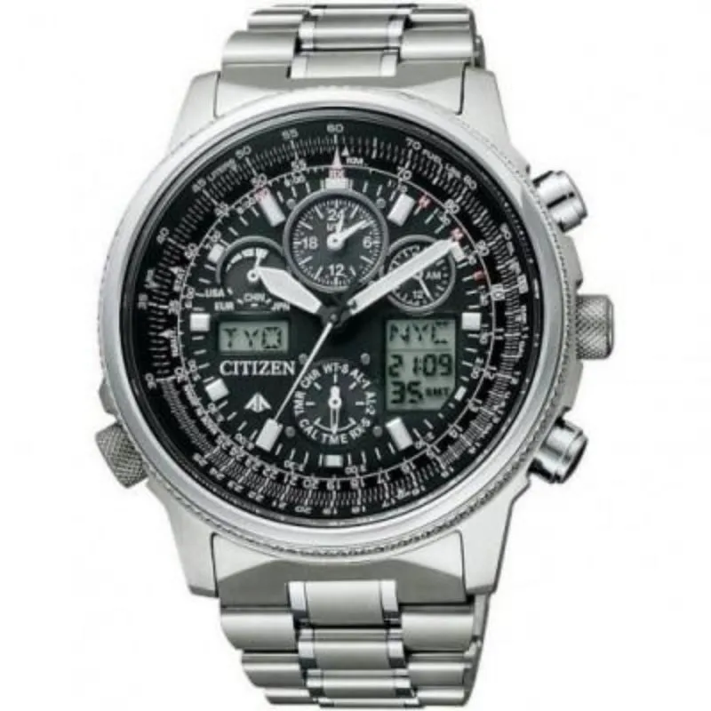 Citizen Promaster Sky PMV65-2271 Eco-Drive Solar Atomic Perfex Multi 3000 Watch