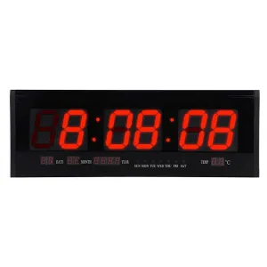 Crony TL-4819 clock Digital Clock Wall Clock Office Clock Shows Time Date Day Temperature