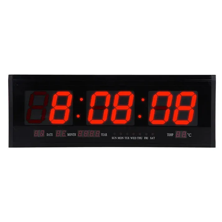 Crony TL-4819 clock Digital Clock Wall Clock Office Clock Shows Time Date Day Temperature
