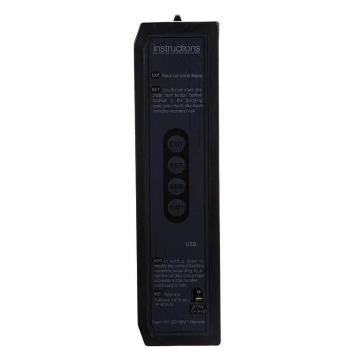 Crony TL-4819 clock Digital Clock Wall Clock Office Clock Shows Time Date Day Temperature