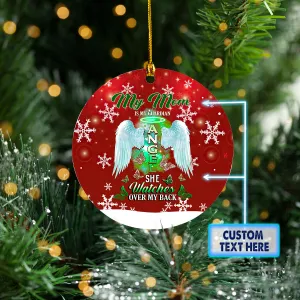 Custom Ornament - Angel Watches Over My back - Fuly35