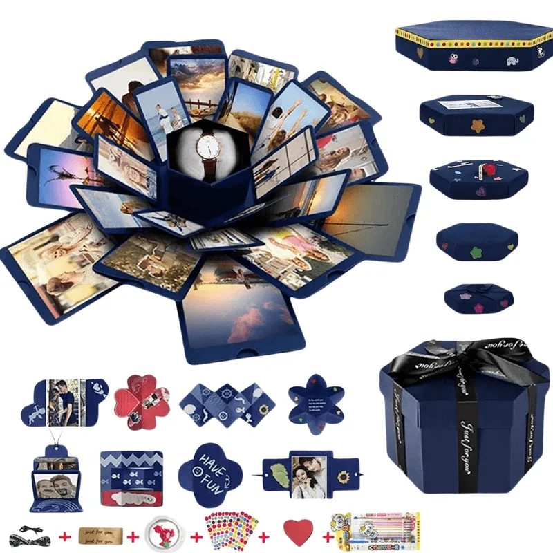 Customized Explosion Memory Box – A Creative Keepsake for Cherished Memories