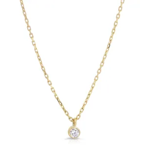 Danielle Morgan Jewelry - Diamond Solitaire Necklace