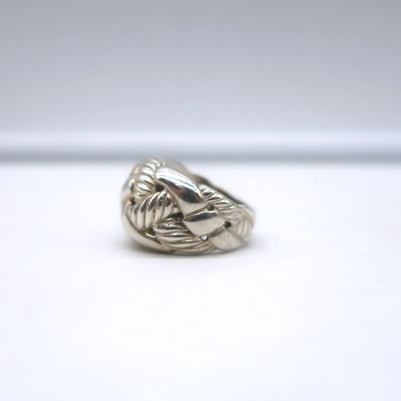 David Yurman Belmont Curb Chain Ring Sterling Silver Size 7