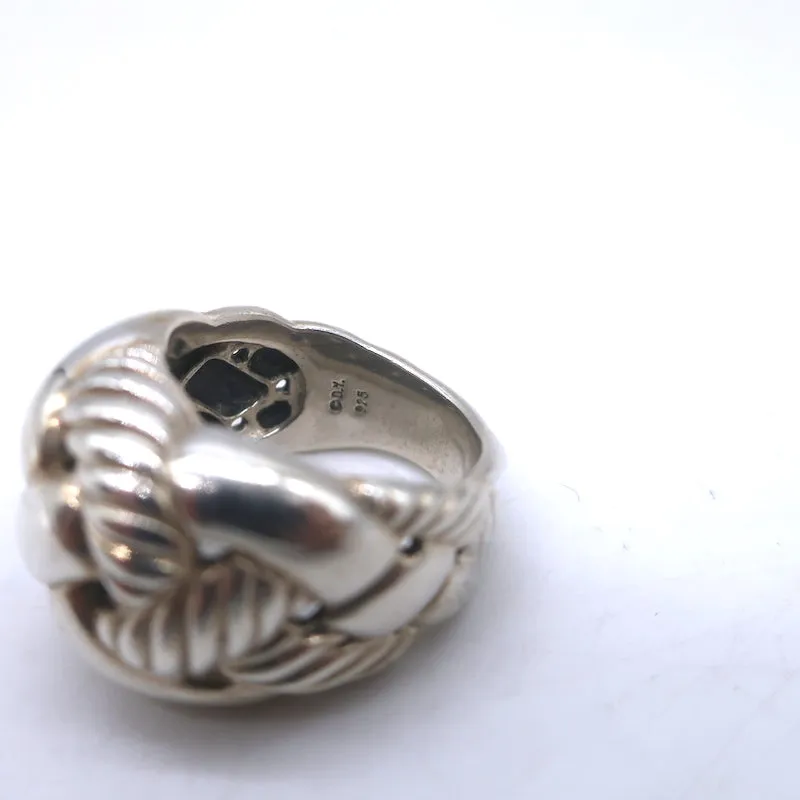 David Yurman Belmont Curb Chain Ring Sterling Silver Size 7
