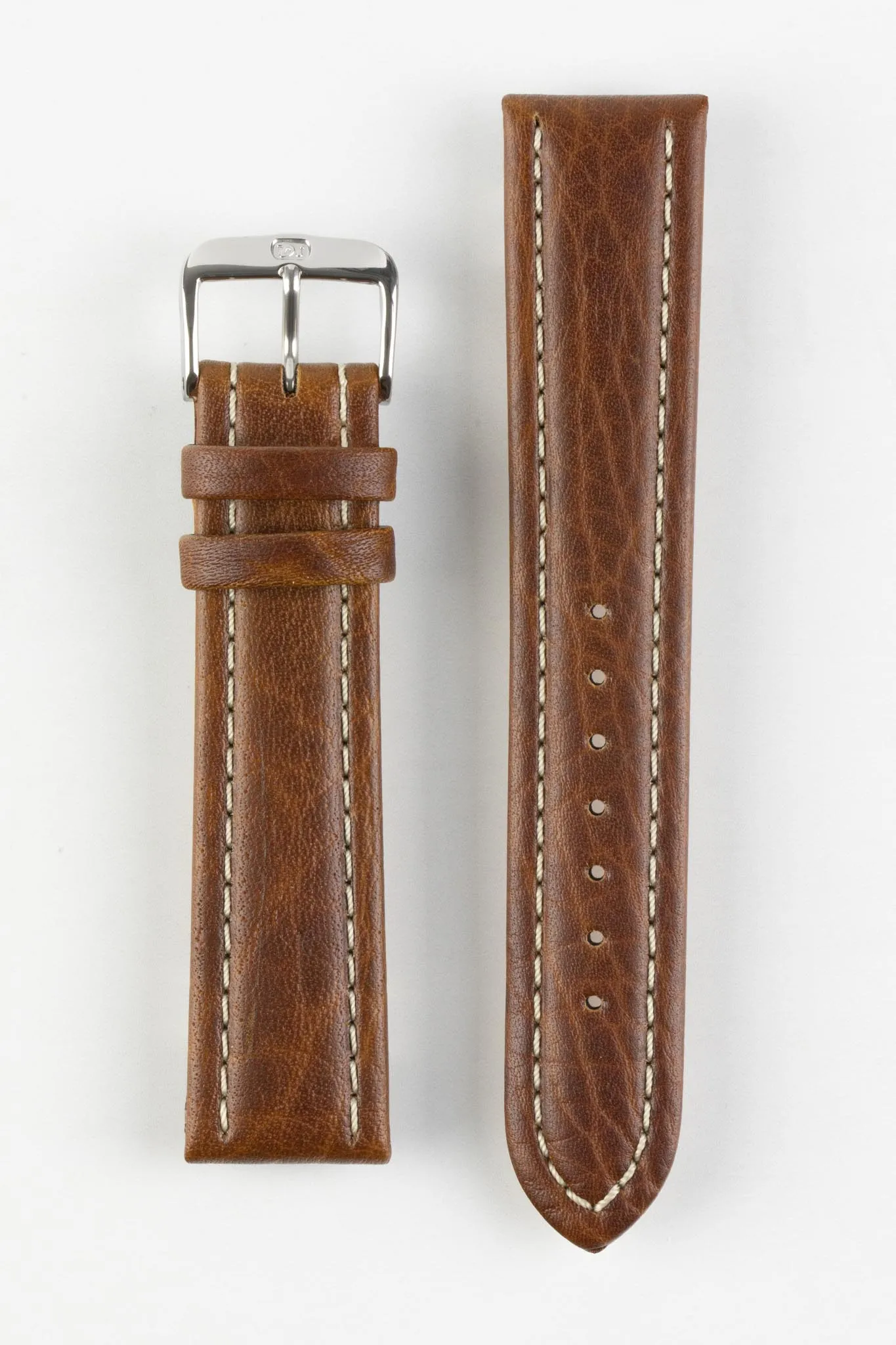 Di-Modell MONTANA Leather Sport Watch Strap in GOLD BROWN