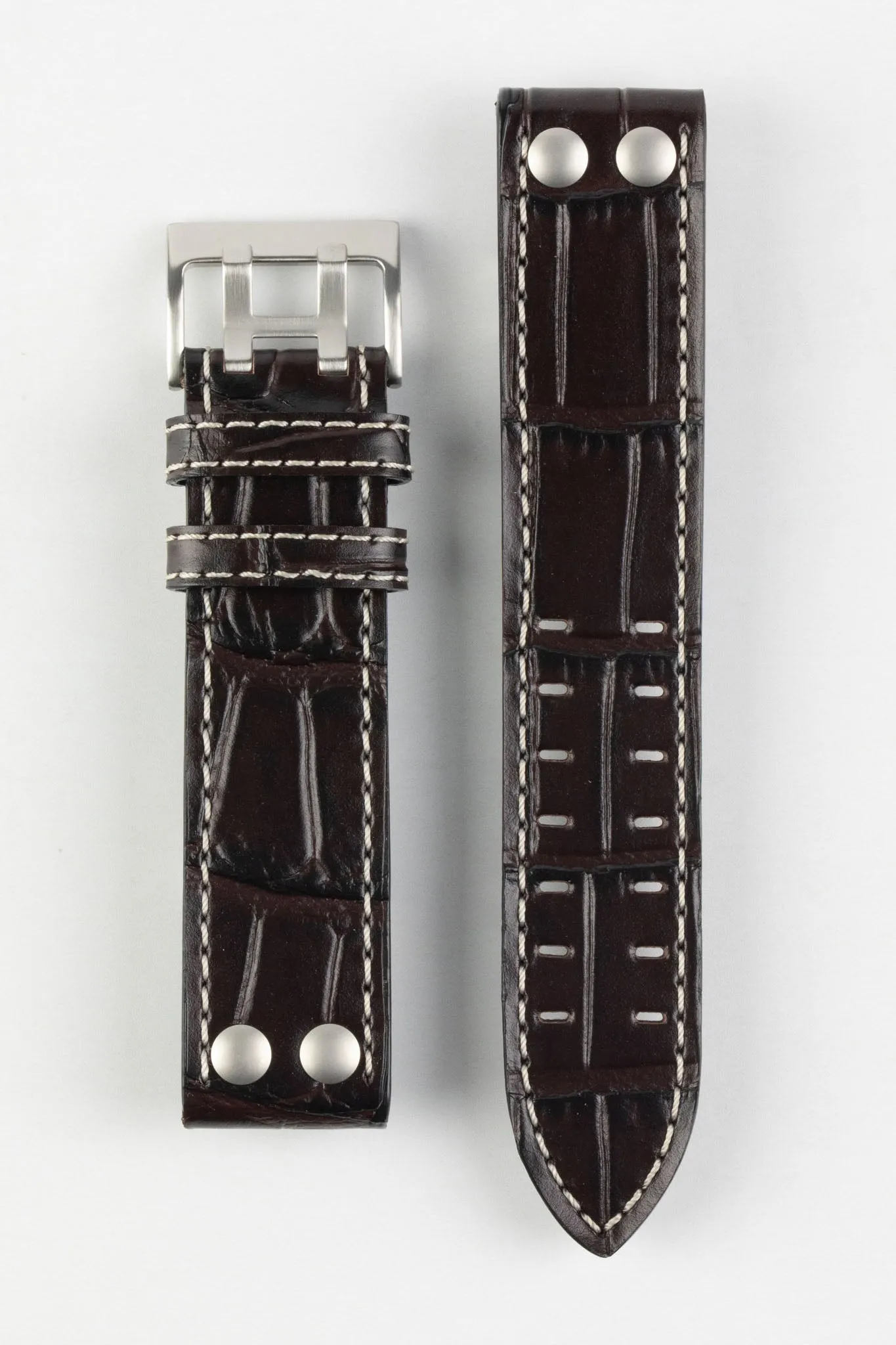 Di-Modell VENEZUELA Pilot Sport Watch Strap in BROWN