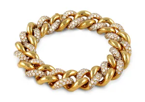 Diamond 11.53CT T.W. Cuban Link Bracelet Gold