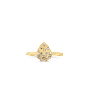 Diamond Celestial Pear Ring