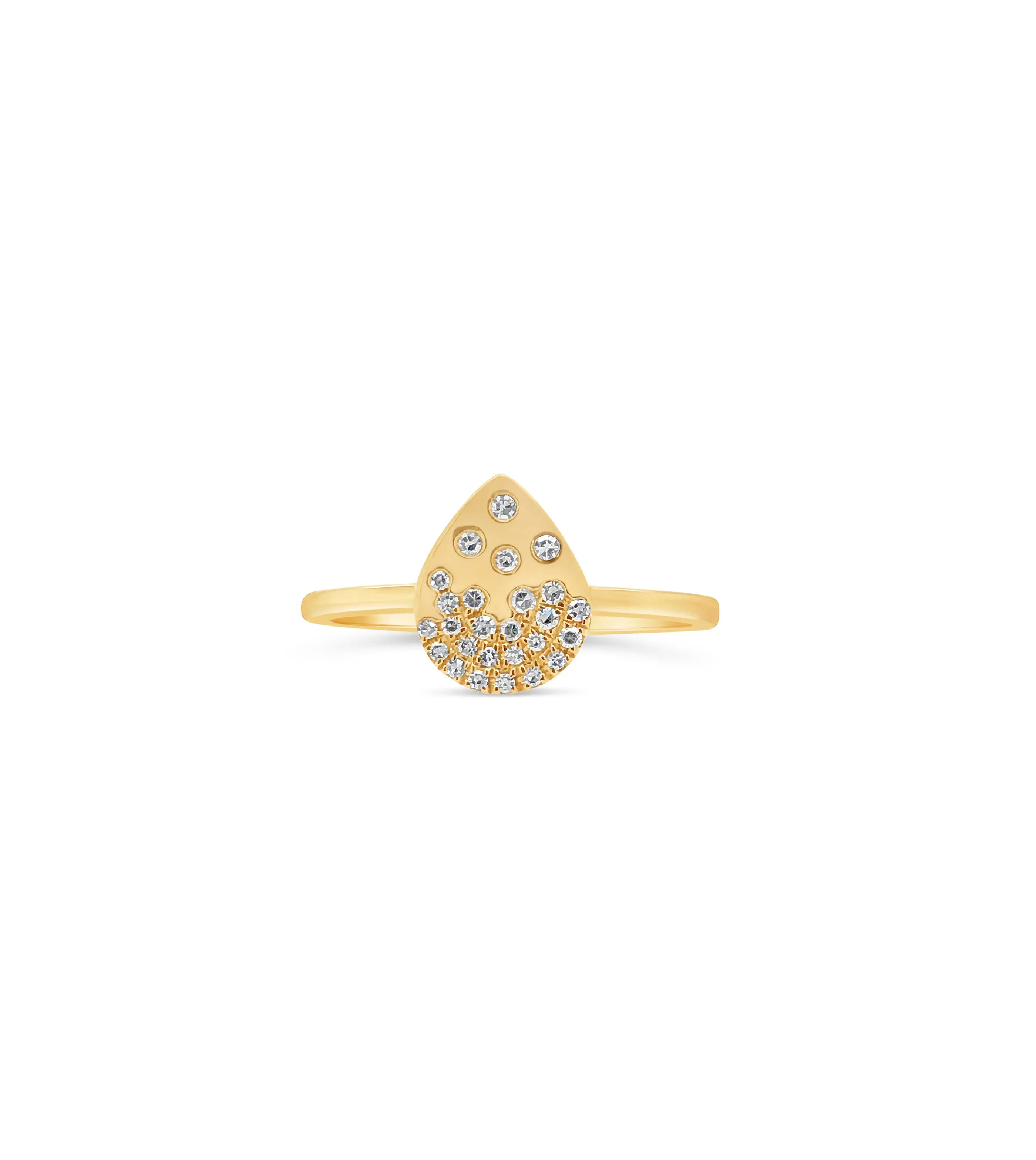 Diamond Celestial Pear Ring