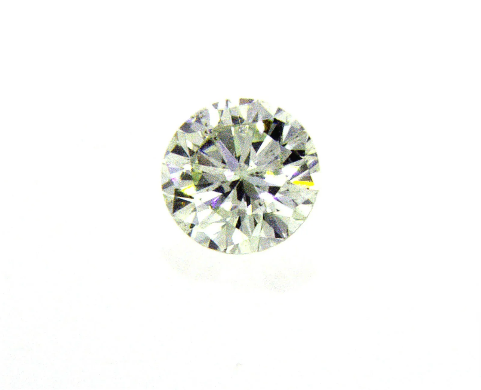 Diamond Rare Fancy Yellow Green Color Round Cut Loose 0.23 CT SI1 GIA Certified
