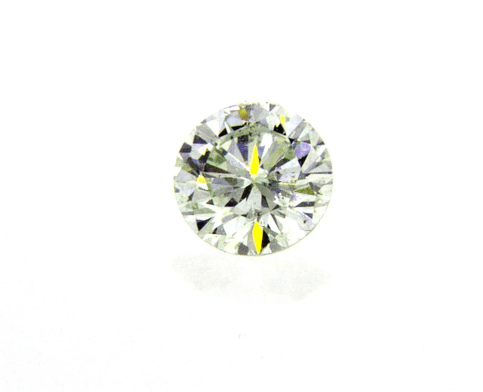 Diamond Rare Fancy Yellow Green Color Round Cut Loose 0.23 CT SI1 GIA Certified