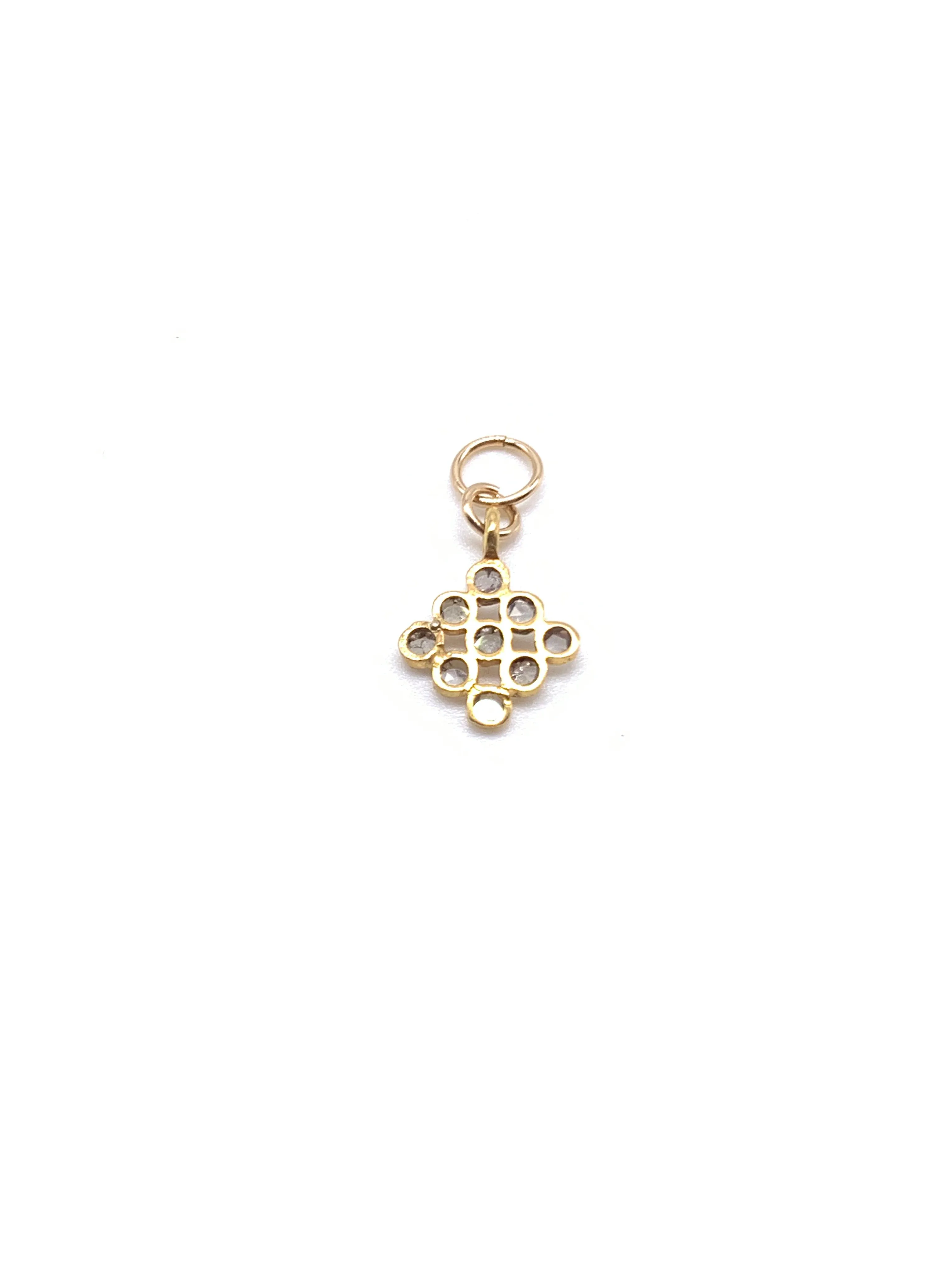 Diamonds in a Golden Diamond Shape